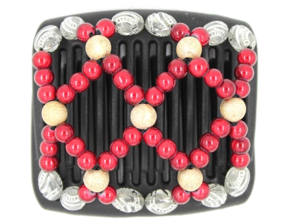African Butterfly Chameleon Hair Comb - Ndalena Black 21
