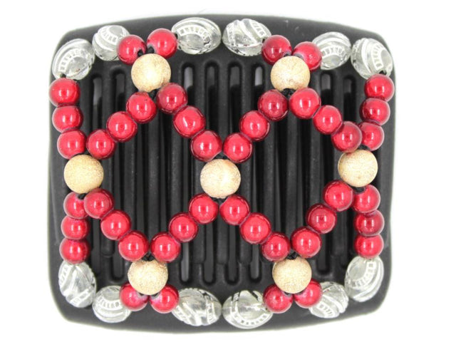 African Butterfly Chameleon Hair Comb - Ndalena Black 21