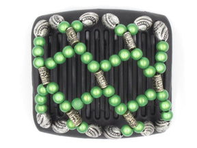 African Butterfly Chameleon Hair Comb - Ndalena Black 23