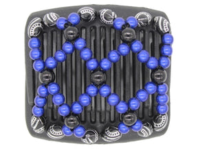 African Butterfly Chameleon Hair Comb - Ndalena Black 27