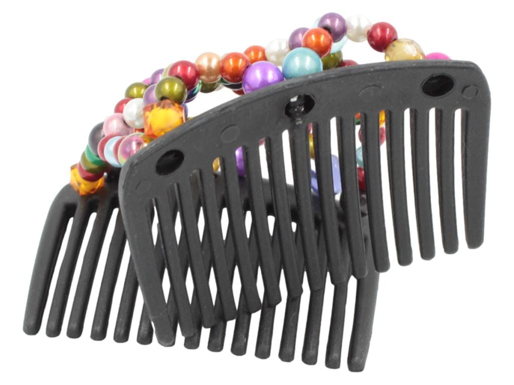 African Butterfly Chameleon Hair Comb - Ndalena Black 37