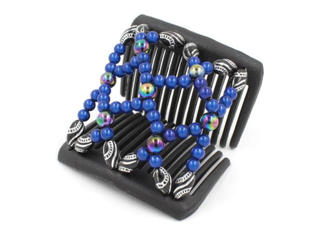 African Butterfly Chameleon Hair Comb - Ndalena Black 39