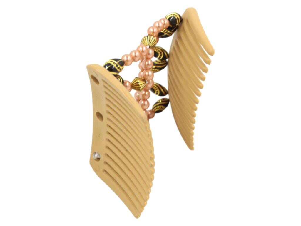 African Butterfly Chameleon Hair Comb - Ndalena Blonde 24