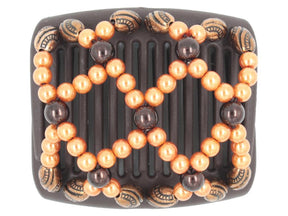 African Butterfly Chameleon Hair Comb - Ndalena Brown 25