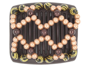 African Butterfly Chameleon Hair Comb - Ndalena Brown 32