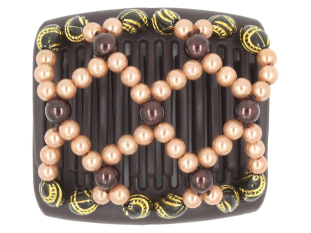 African Butterfly Chameleon Hair Comb - Ndalena Brown 32