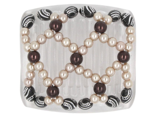 African Butterfly Chameleon Hair Comb - Ndalena Clear 11