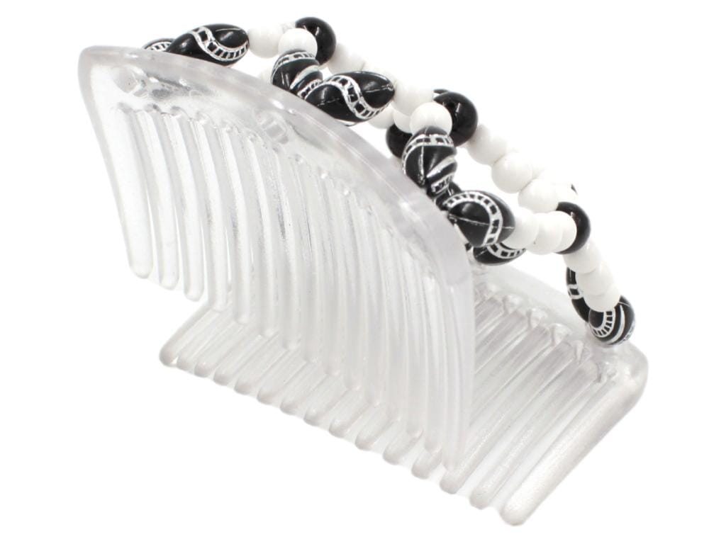 African Butterfly Chameleon Hair Comb - Ndalena Clear 16