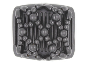 African Butterfly Chameleon Hair Comb - Ndebele Black 10