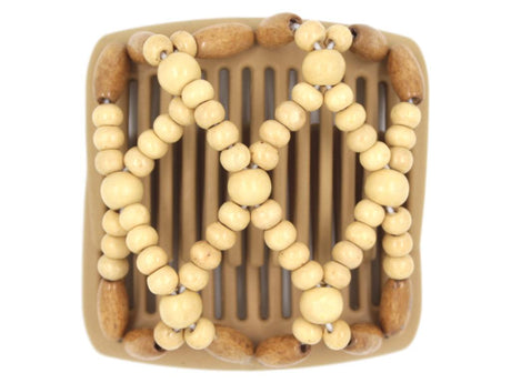 African Butterfly Chameleon Hair Comb - Ndebele Blonde 18
