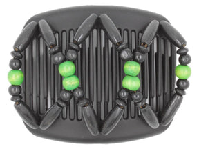 African Butterfly Hair Comb - Beada Black 142