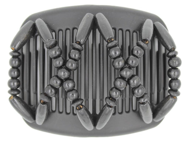 African Butterfly Hair Comb - Beada Black 18