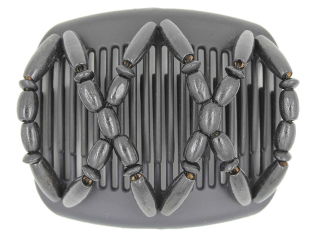 African Butterfly Hair Comb - Beada Black 57