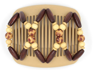 African Butterfly Hair Comb - Beada Blonde 47