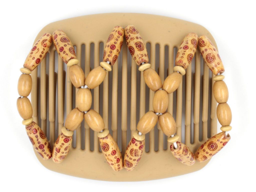 African Butterfly Hair Comb - Beada Blonde 49