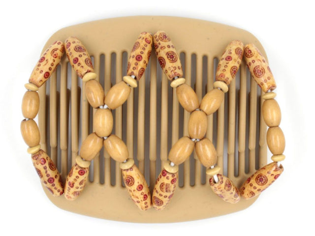 African Butterfly Hair Comb - Beada Blonde 49