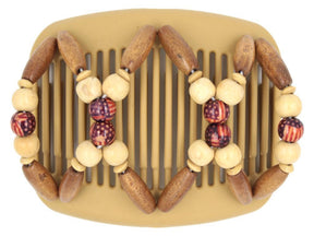 African Butterfly Hair Comb - Beada Blonde 64