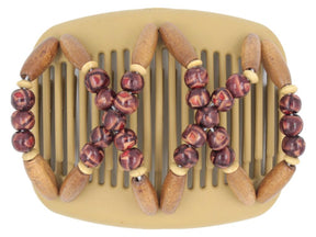 African Butterfly Hair Comb - Beada Blonde 70