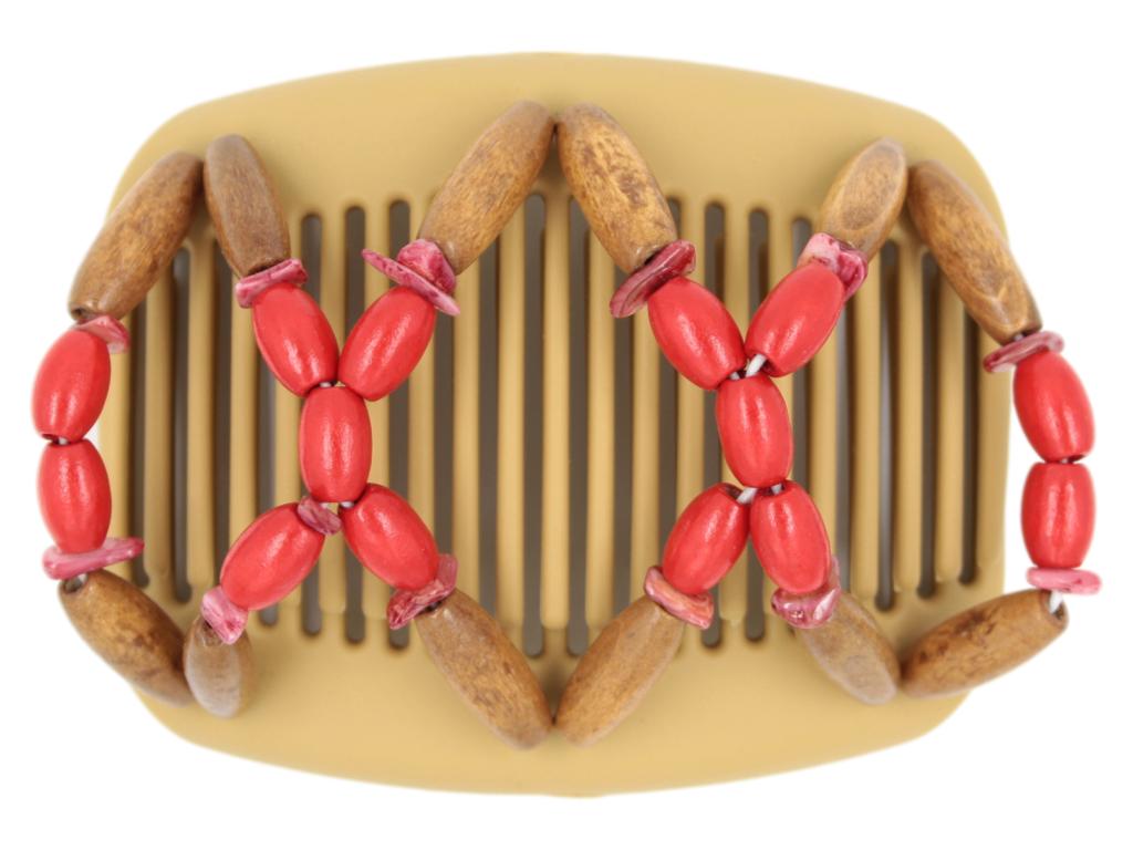 African Butterfly Hair Comb - Beada Blonde 75