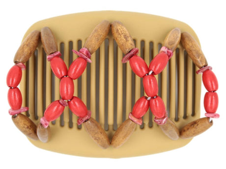 African Butterfly Hair Comb - Beada Blonde 75