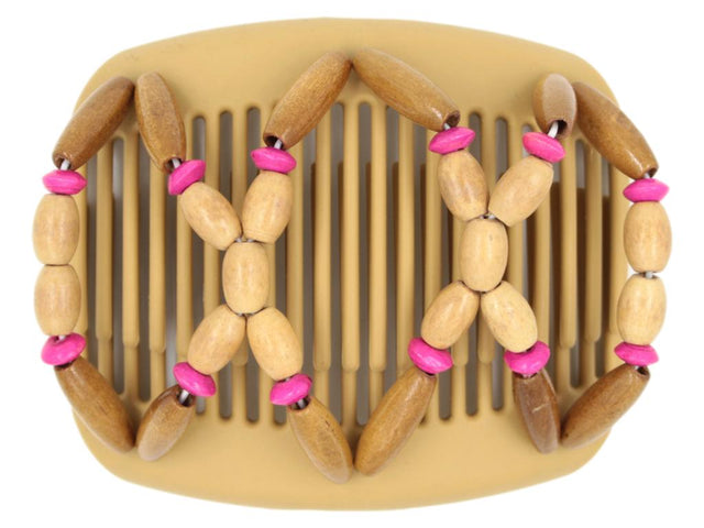 African Butterfly Hair Comb - Beada Blonde 77