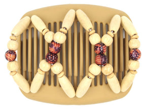 African Butterfly Hair Comb - Beada Blonde 83
