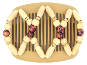 African Butterfly Hair Comb - Beada Blonde 83