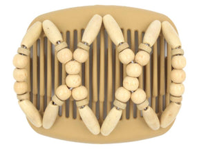 African Butterfly Hair Comb - Beada Blonde 96