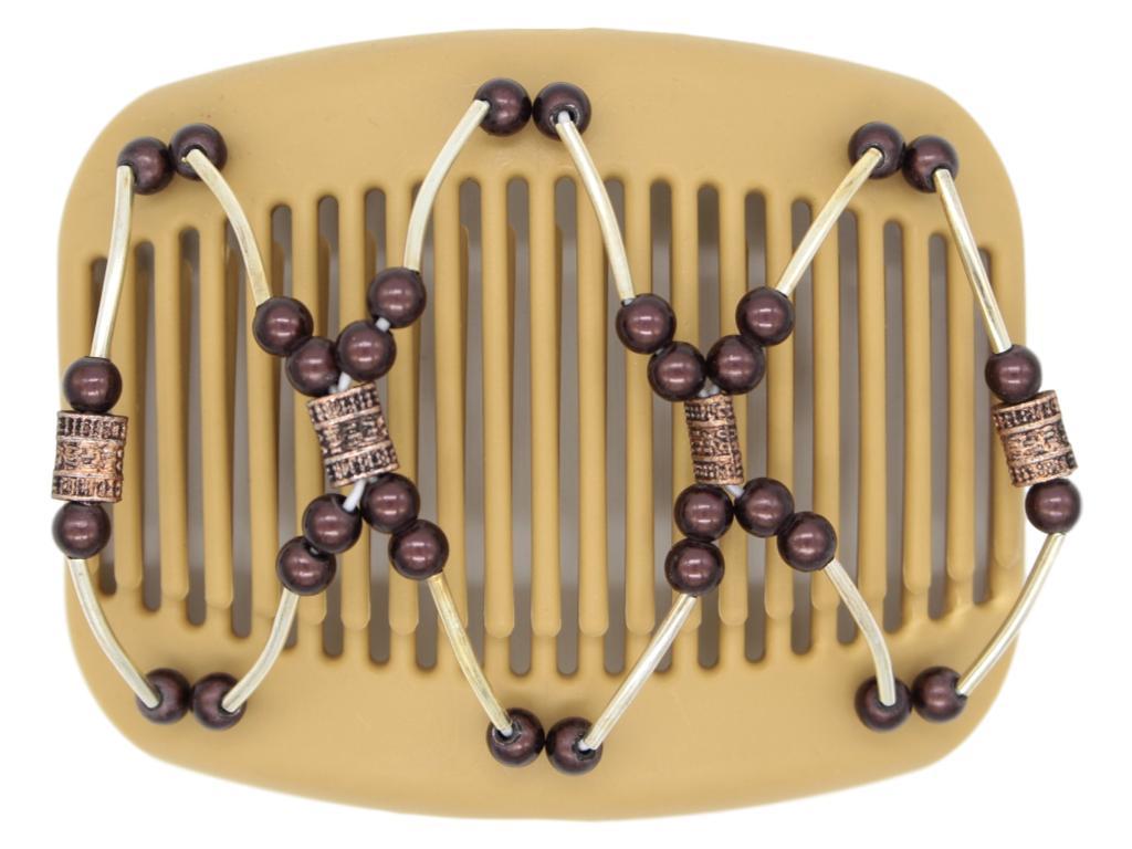 African Butterfly Hair Comb - Beada Tube Blonde 17
