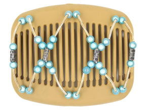 African Butterfly Hair Comb - Beada Tube Blonde 37