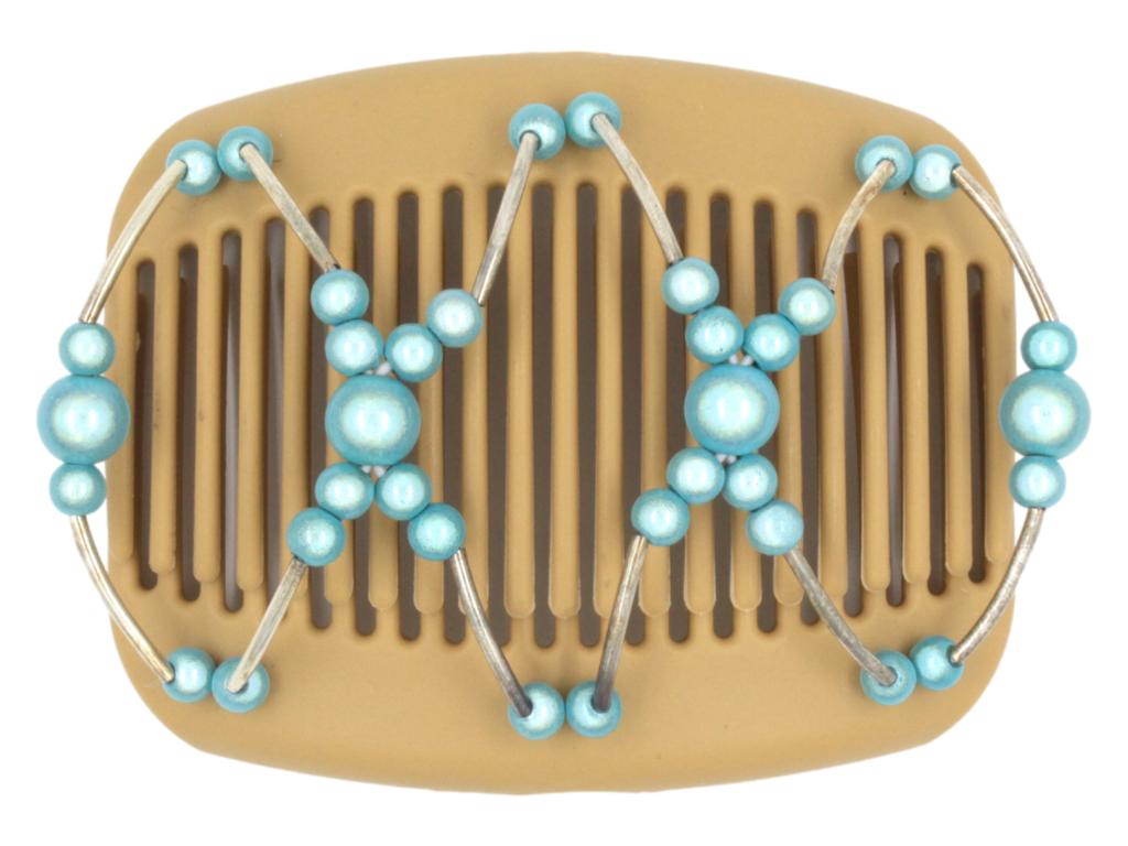 African Butterfly Hair Comb - Beada Tube Blonde 42