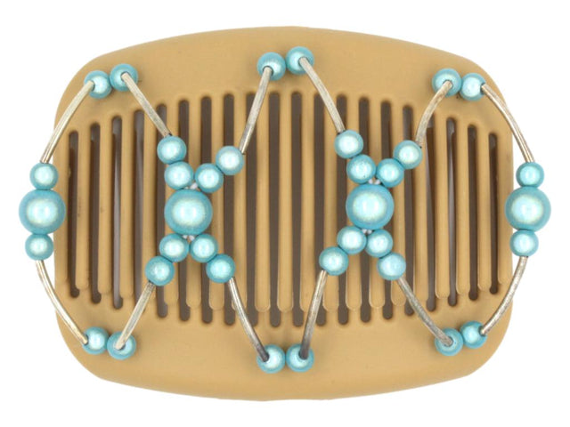 African Butterfly Hair Comb - Beada Tube Blonde 42