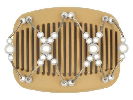 African Butterfly Hair Comb - Beada Tube Blonde 44