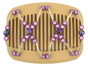 African Butterfly Hair Comb - Beada Tube Blonde 48