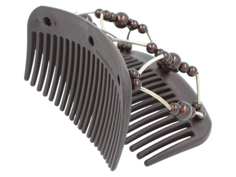 African Butterfly Hair Comb - Beada Tube Brown 60