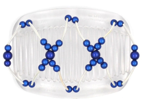 African Butterfly Hair Comb - Beada Tube Clear 22