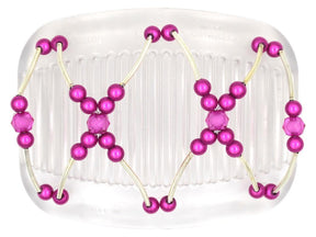 African Butterfly Hair Comb - Beada Tube Clear 29