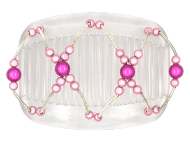 African Butterfly Hair Comb - Beada Tube Clear 46