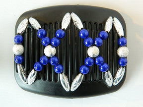 African Butterfly Hair Comb - Dalena Black 06