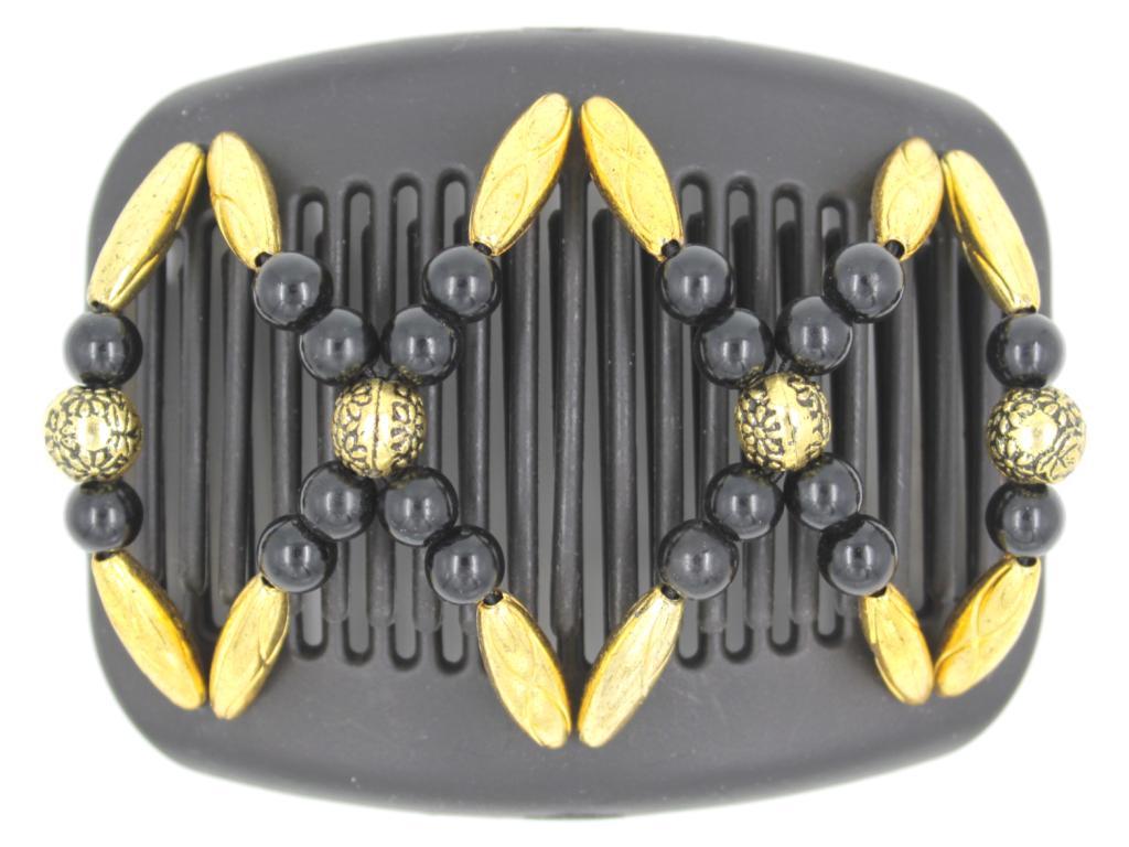 African Butterfly Hair Comb - Dalena Black 102