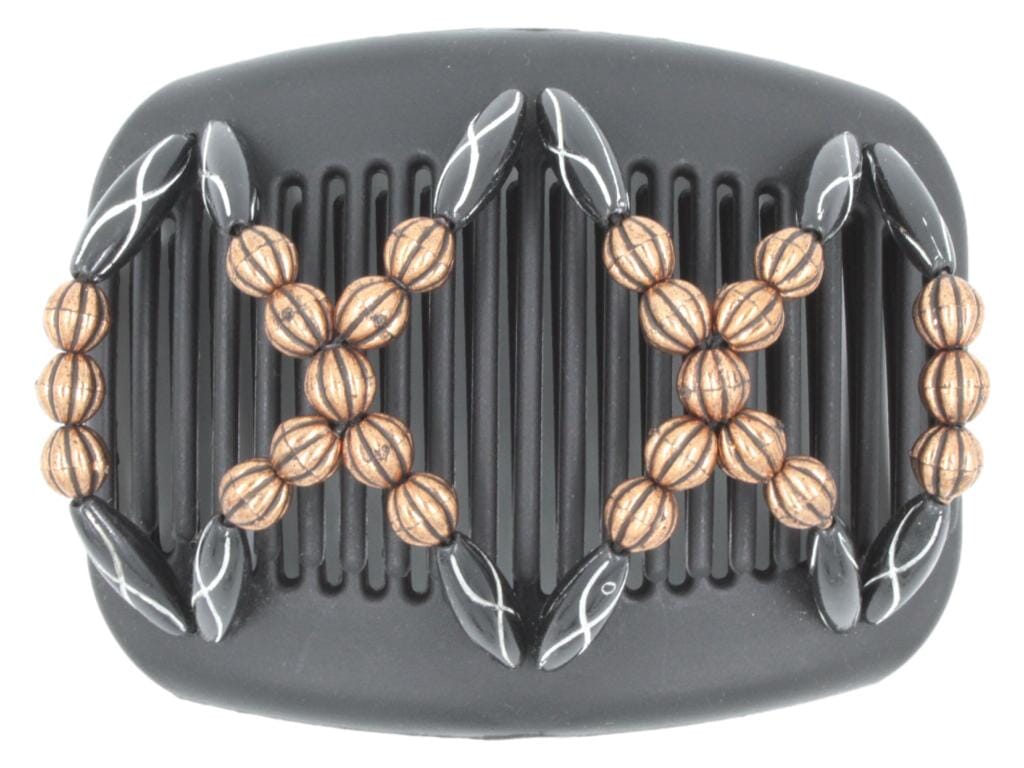 African Butterfly Hair Comb - Dalena Black 119