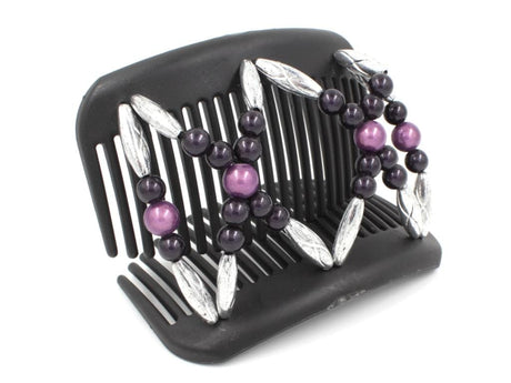 African Butterfly Hair Comb - Dalena Black 127