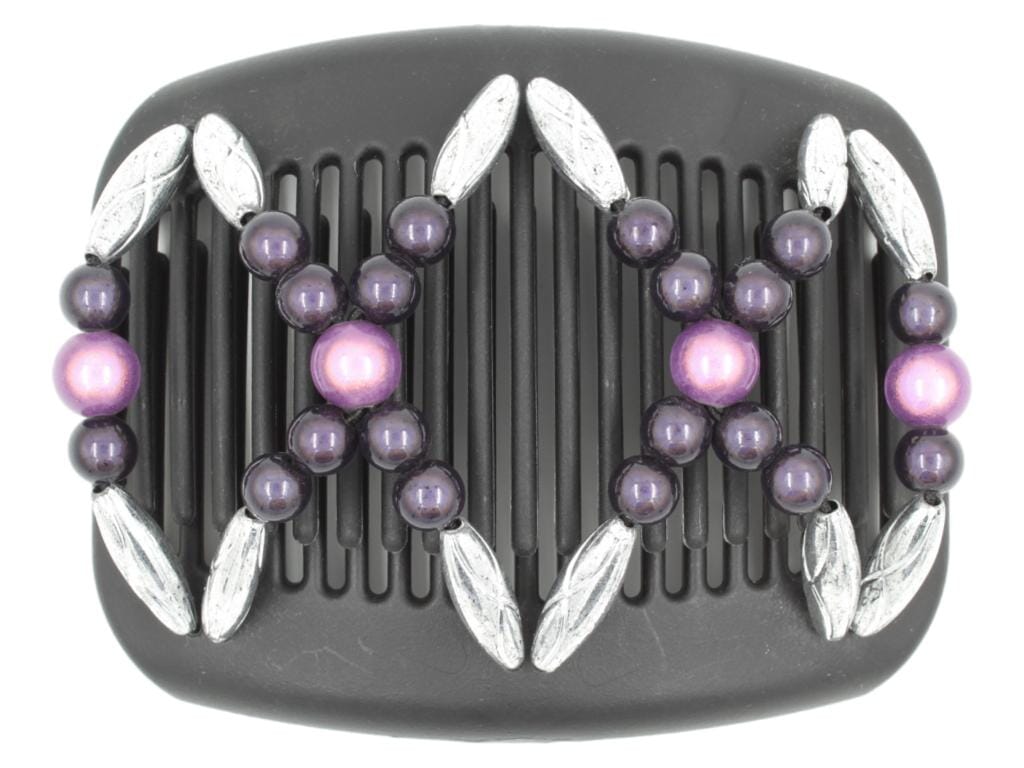 African Butterfly Hair Comb - Dalena Black 127