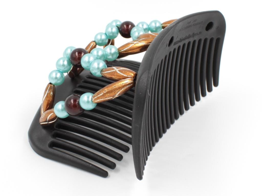African Butterfly Hair Comb - Dalena Black 129