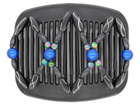 African Butterfly Hair Comb - Dalena Black 88