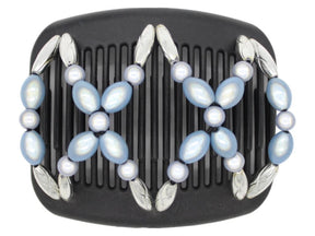African Butterfly Hair Comb - Dalena Black 89