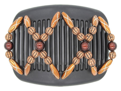 African Butterfly Hair Comb - Dalena Black 90