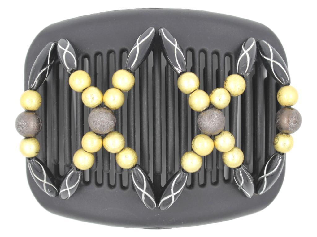 African Butterfly Hair Comb - Dalena Black 93
