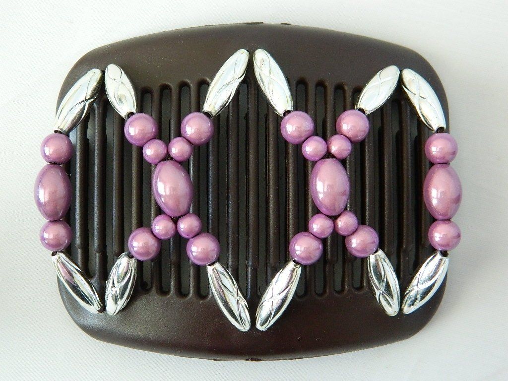 African Butterfly Hair Comb - Dalena Brown 13