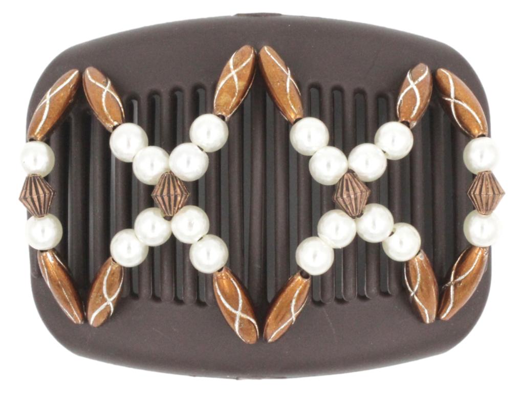 African Butterfly Hair Comb - Dalena Brown 131